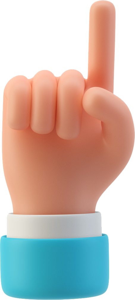 3dhand Five, 3d style, for design-creative, free illustration