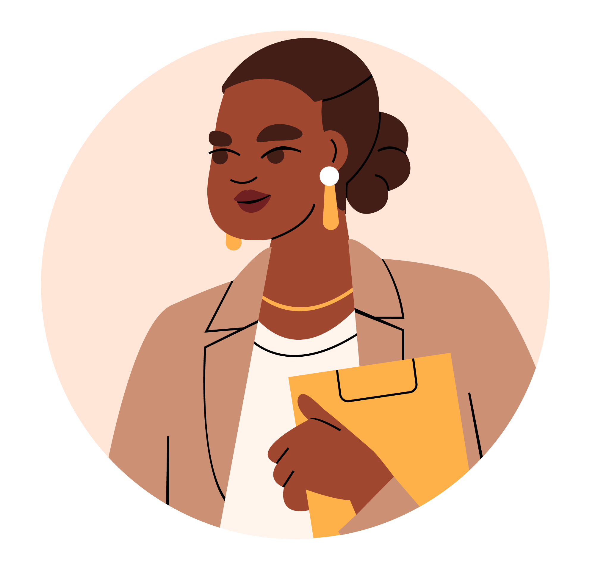 Avatar 1, minimal style, free illustration