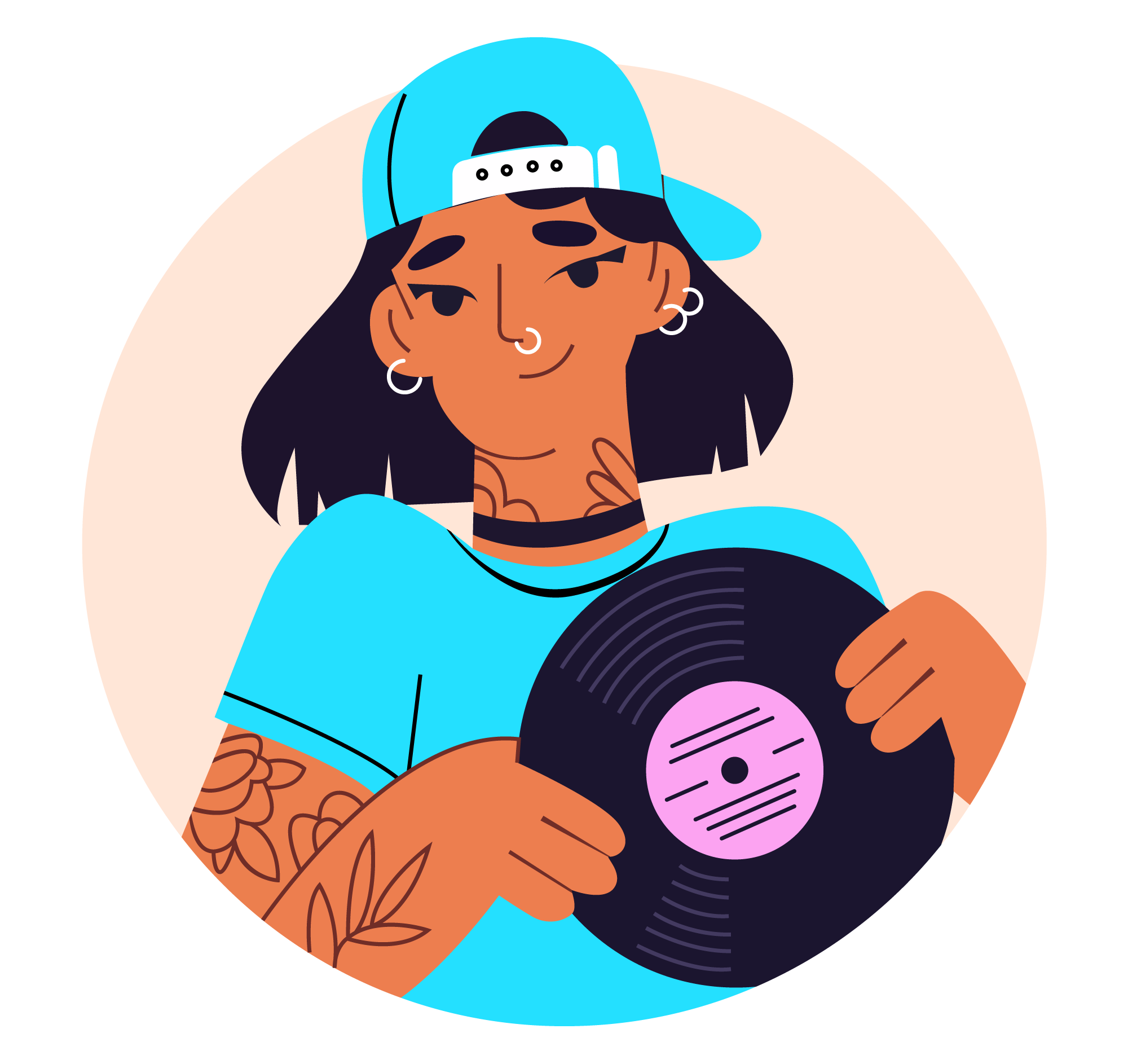 Avatar 10, minimal style, free illustration