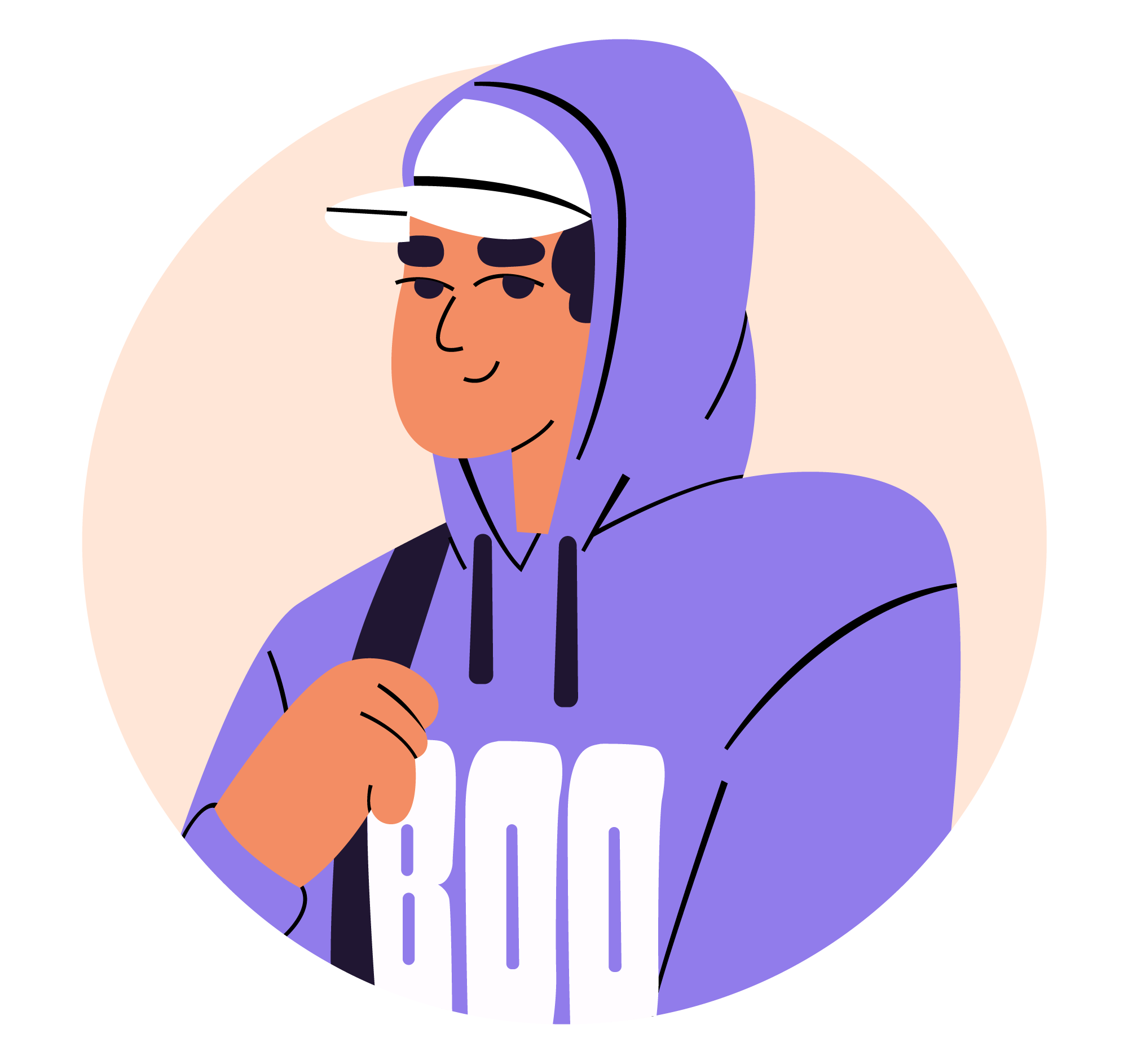 Avatar 14, minimal style, free illustration