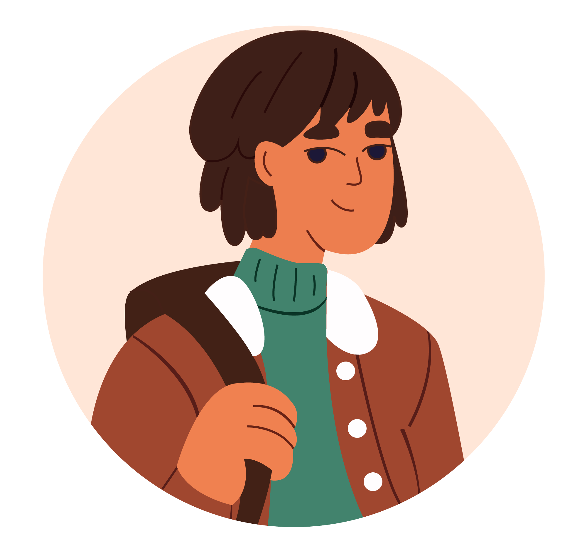 Avatar 15, minimal style, free illustration