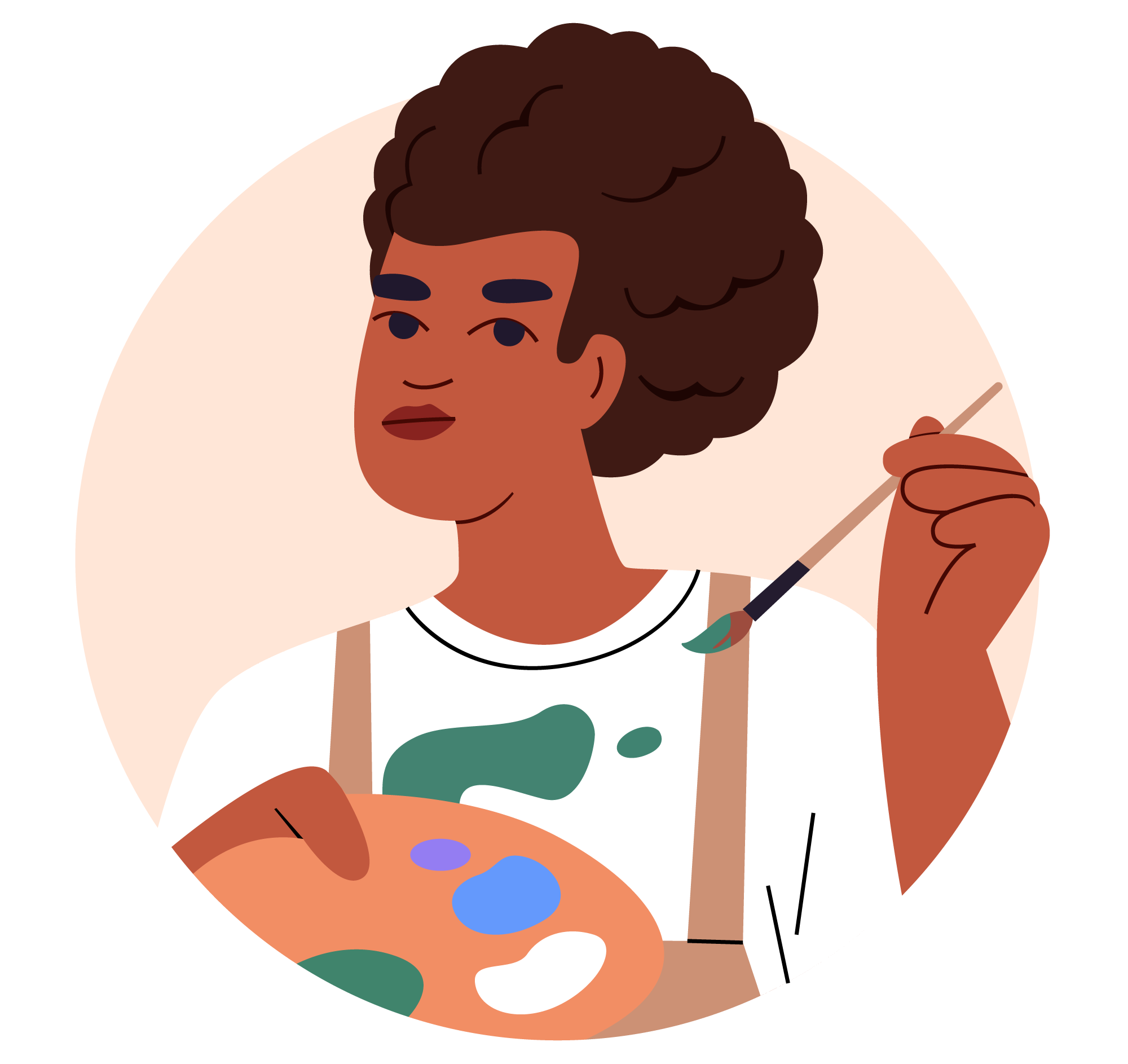 Avatar 2, minimal style, free illustration