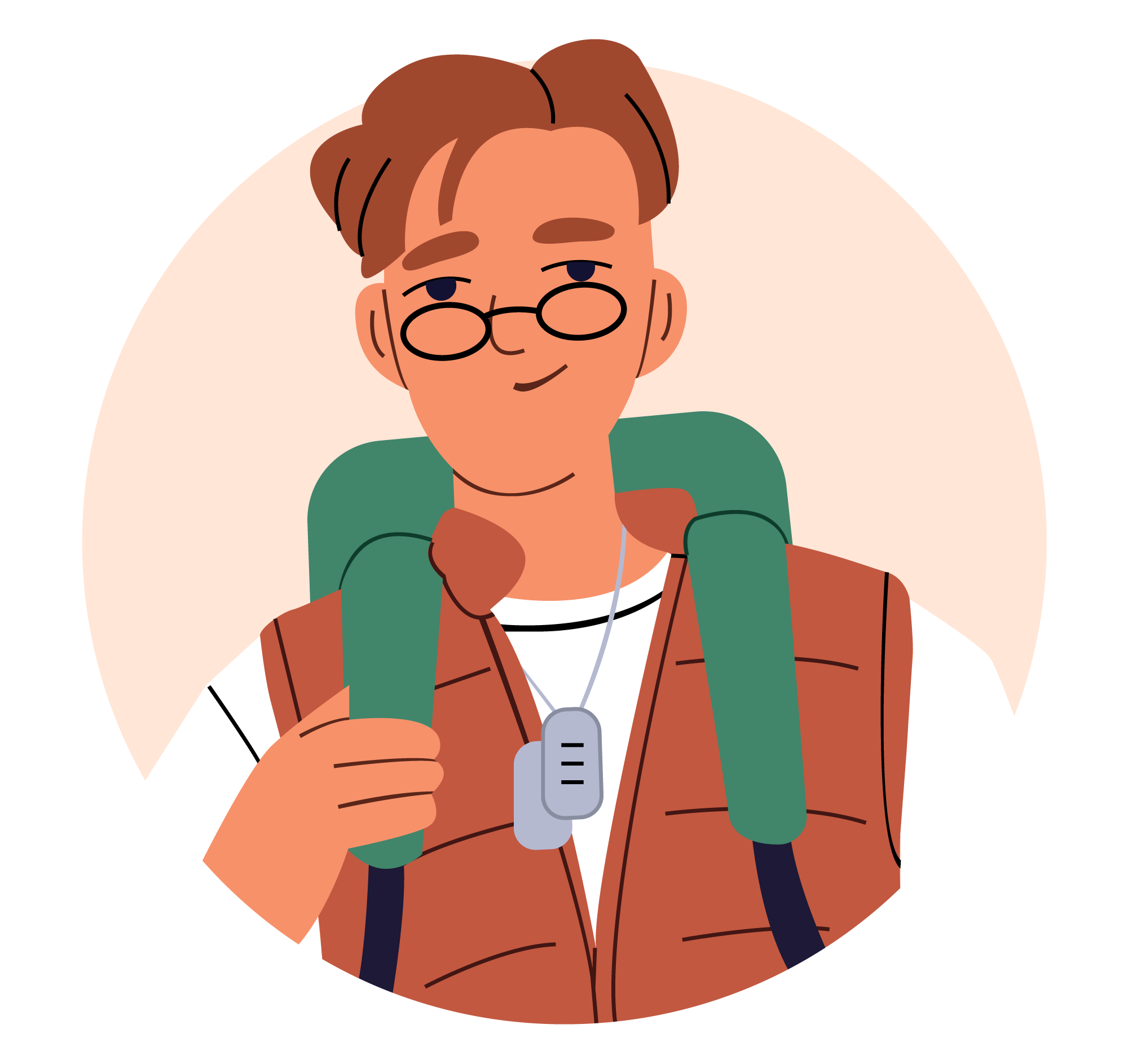 Avatar 21, minimal style, free illustration