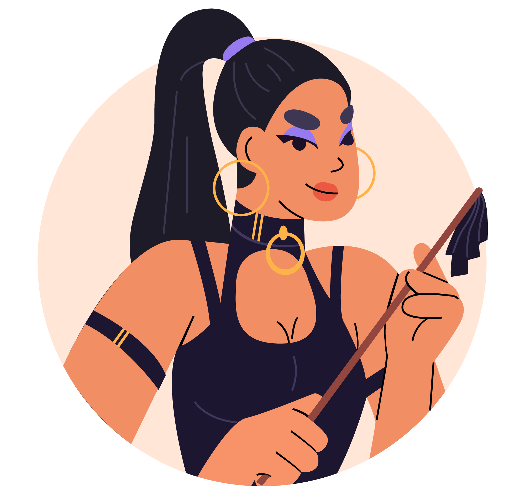 Avatar 29, minimal style, free illustration