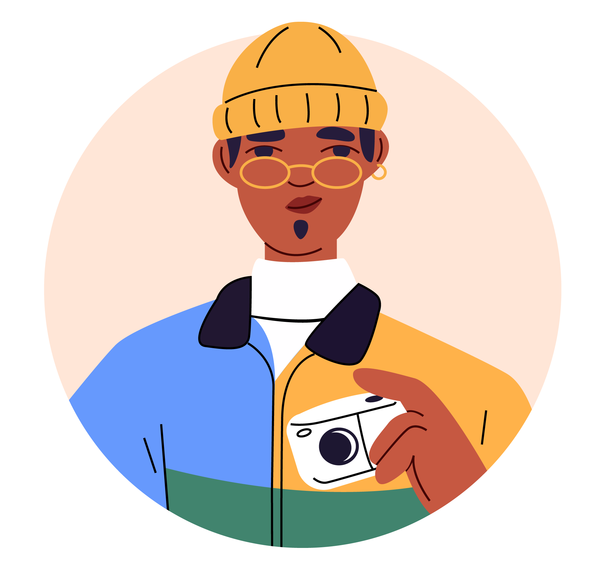 Avatar 4, minimal style, free illustration
