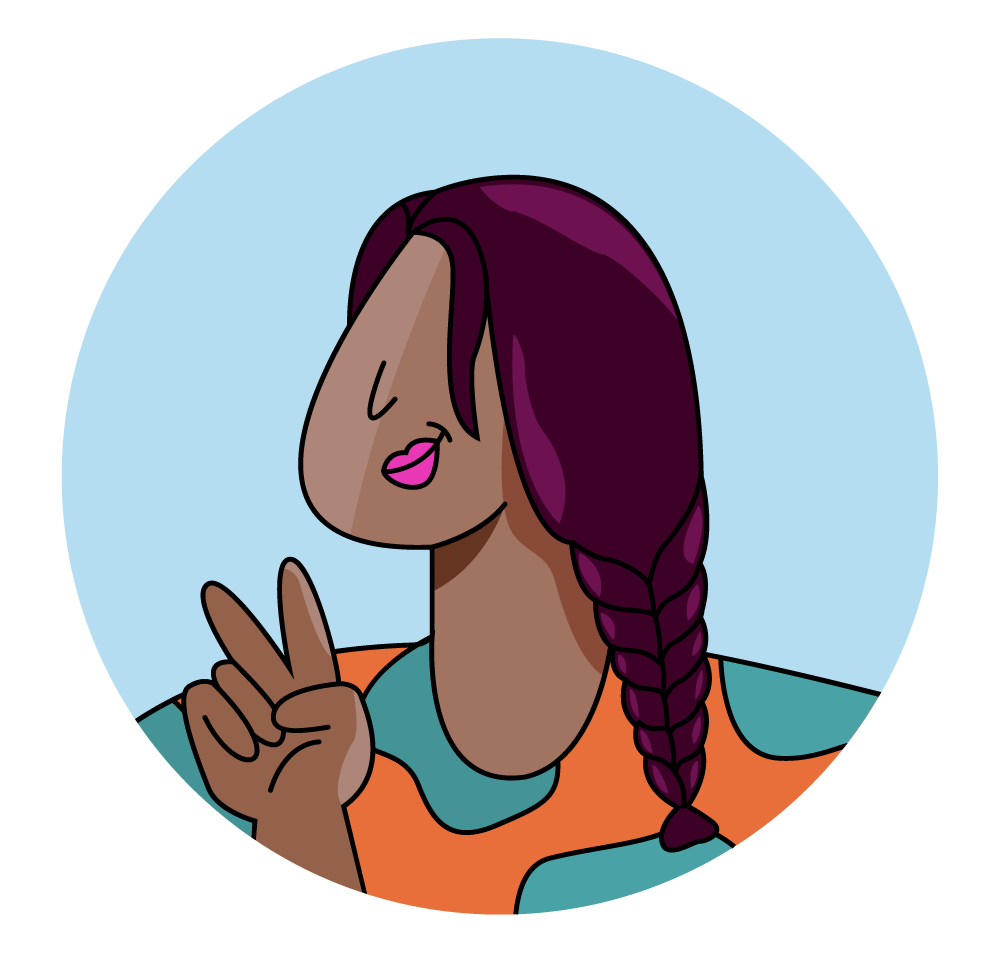 Avatar7, minimal style, free illustration
