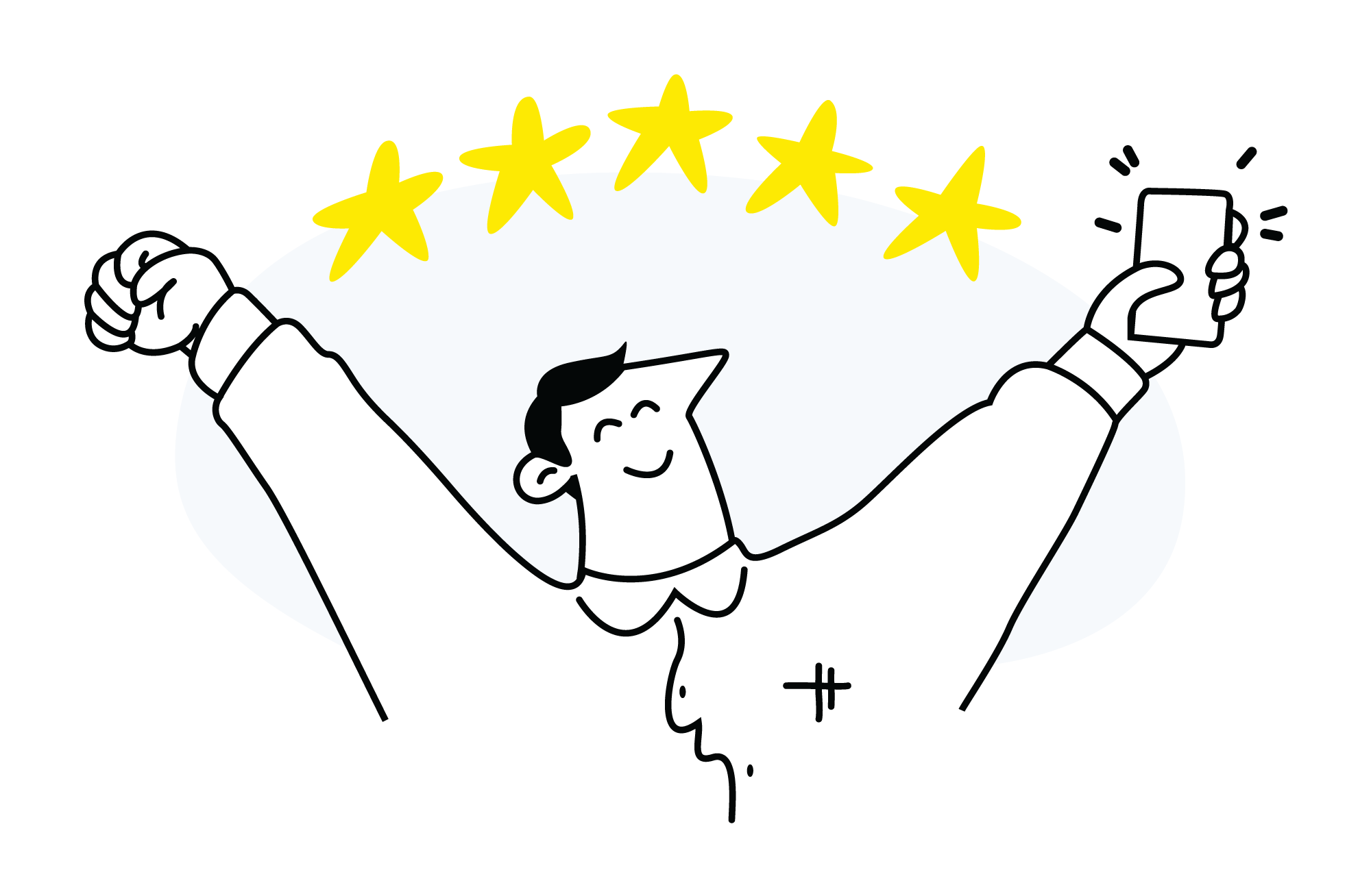 Dave3, flat style, free illustration