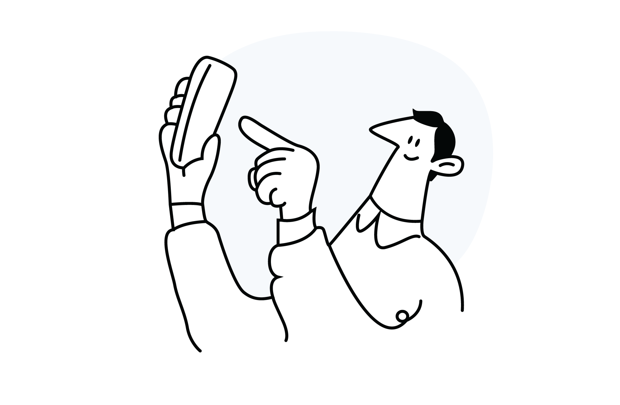 Dave4, flat style, free illustration