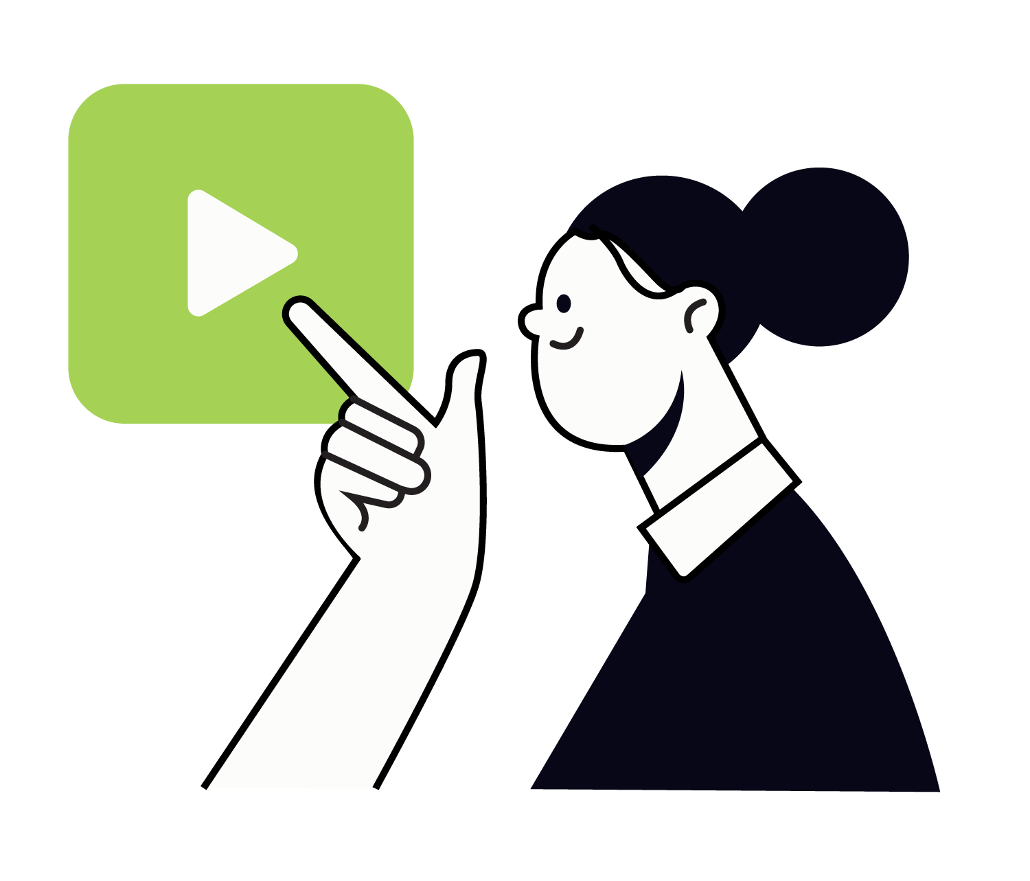 Marketingillustration 2, flat style, free illustration