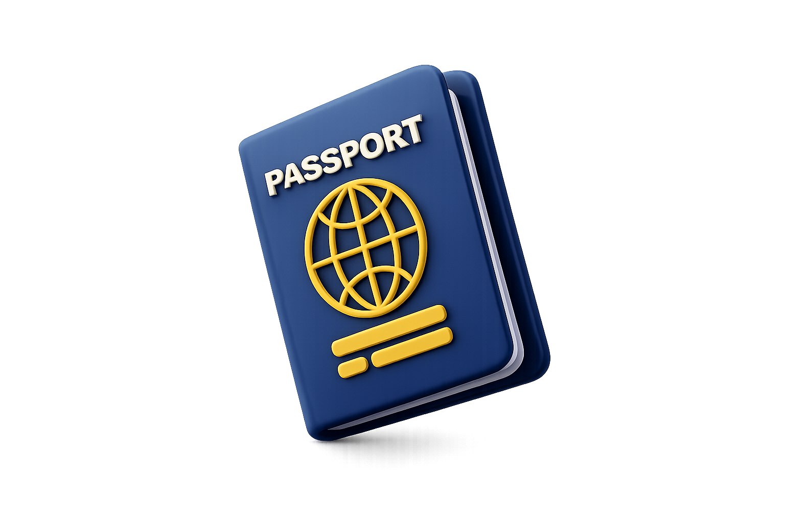 Passport, 3d style, for travel-lifestyle, free illustration