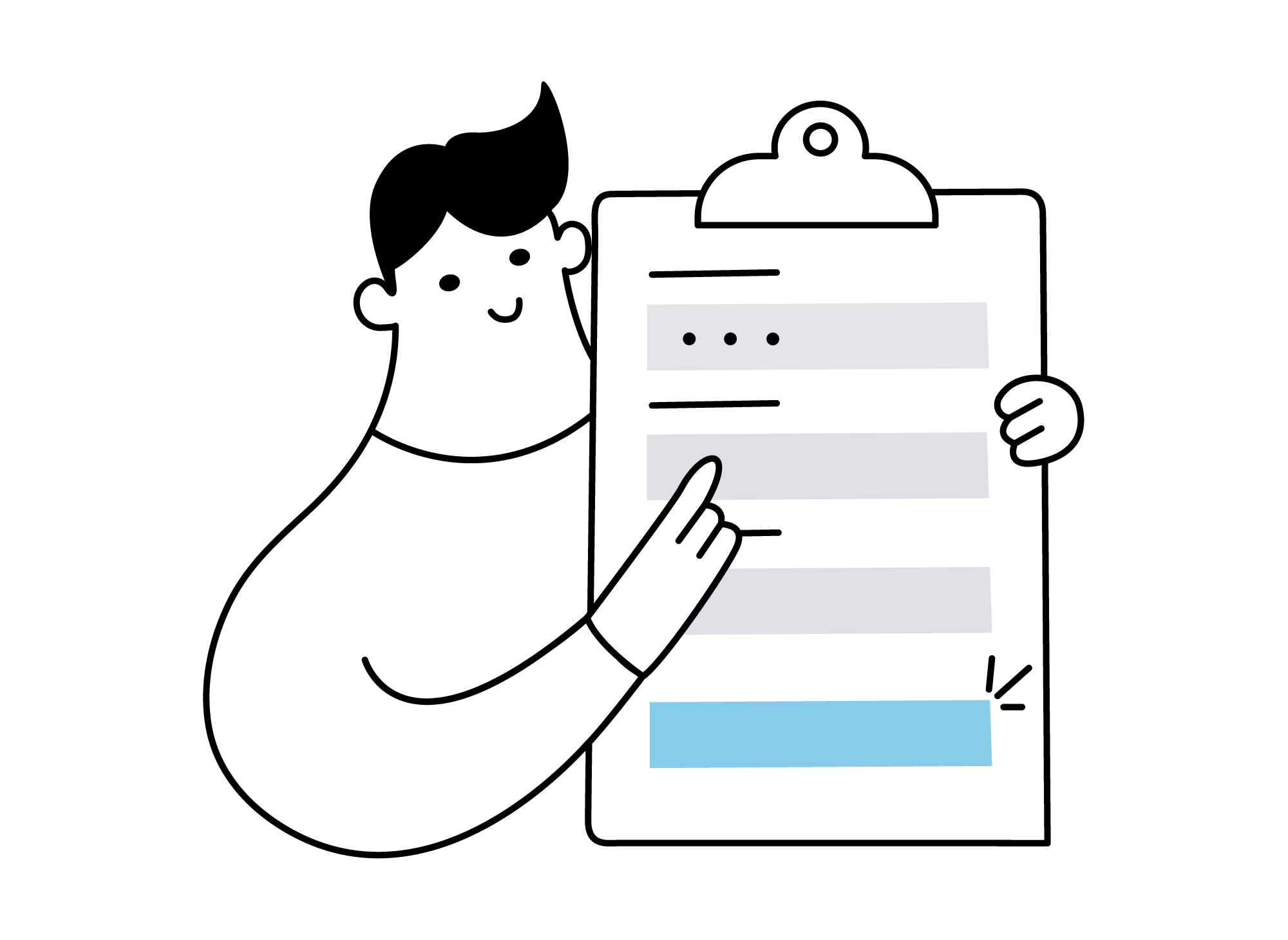 Stock 2, flat style, free illustration