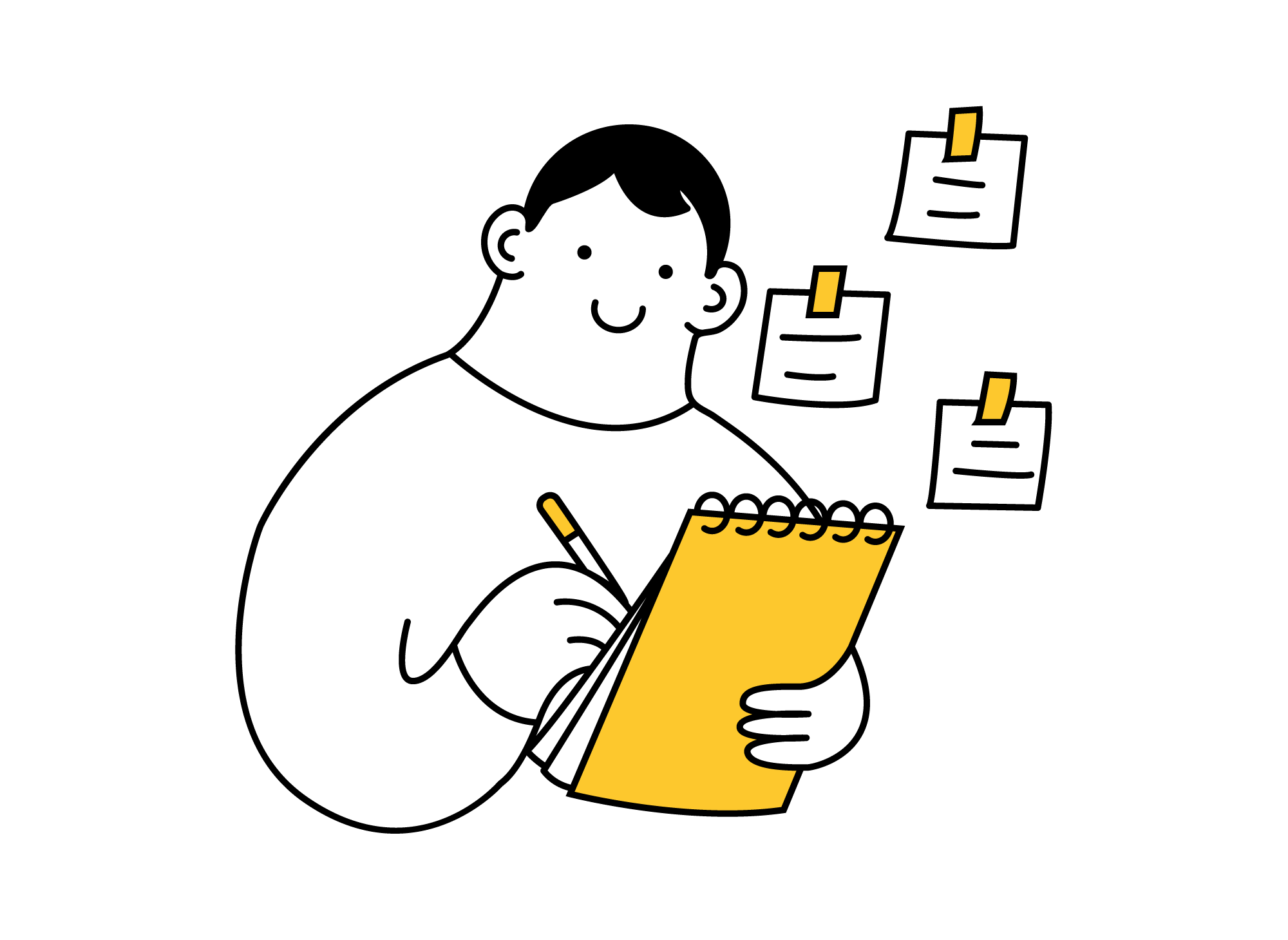 Stock 6, flat style, free illustration