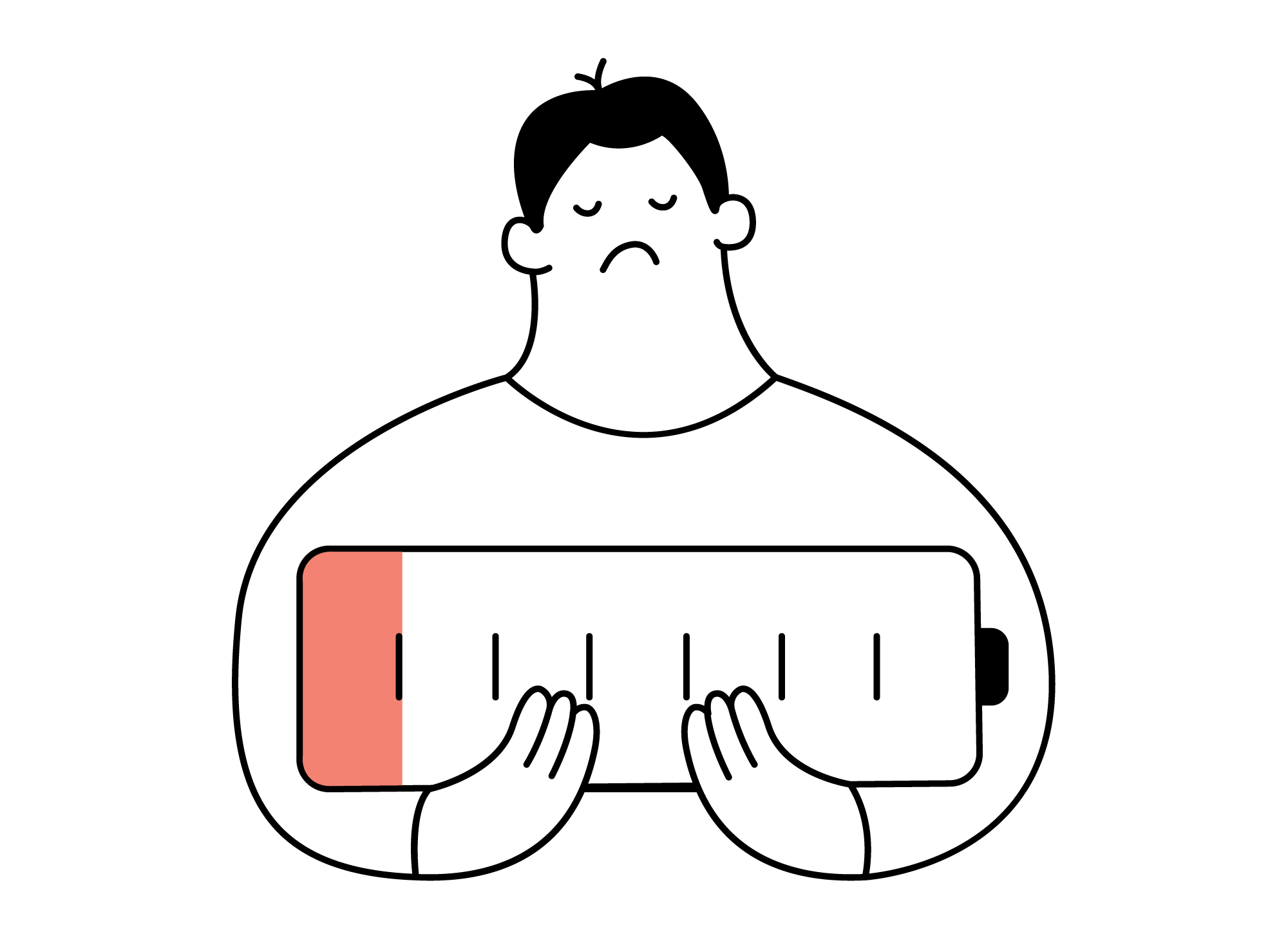 Stock 8, flat style, free illustration