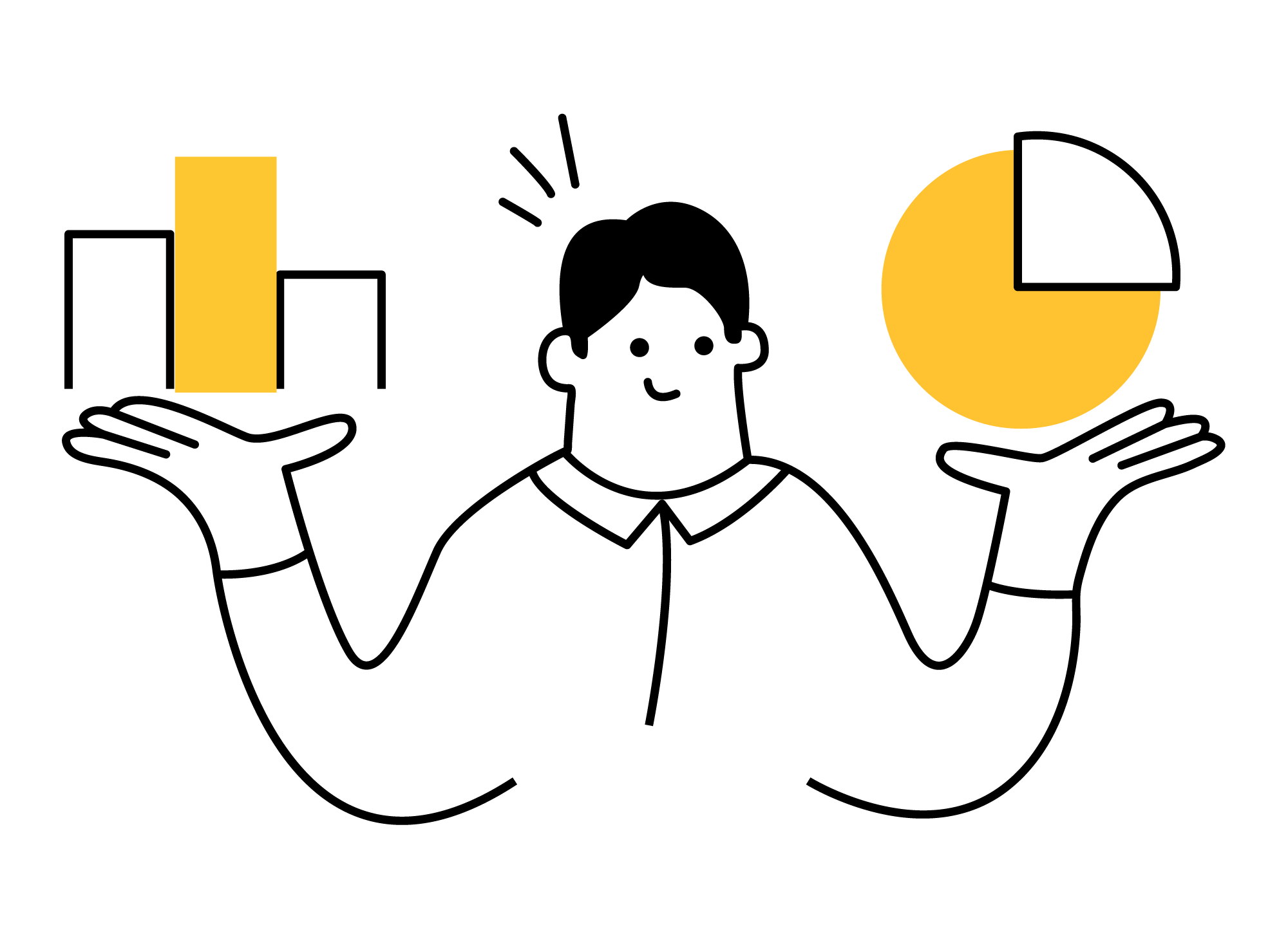 Stock 9, flat style, free illustration