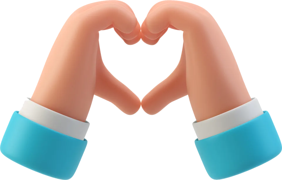 3dhand Four, 3d style, for design-creative, free illustration