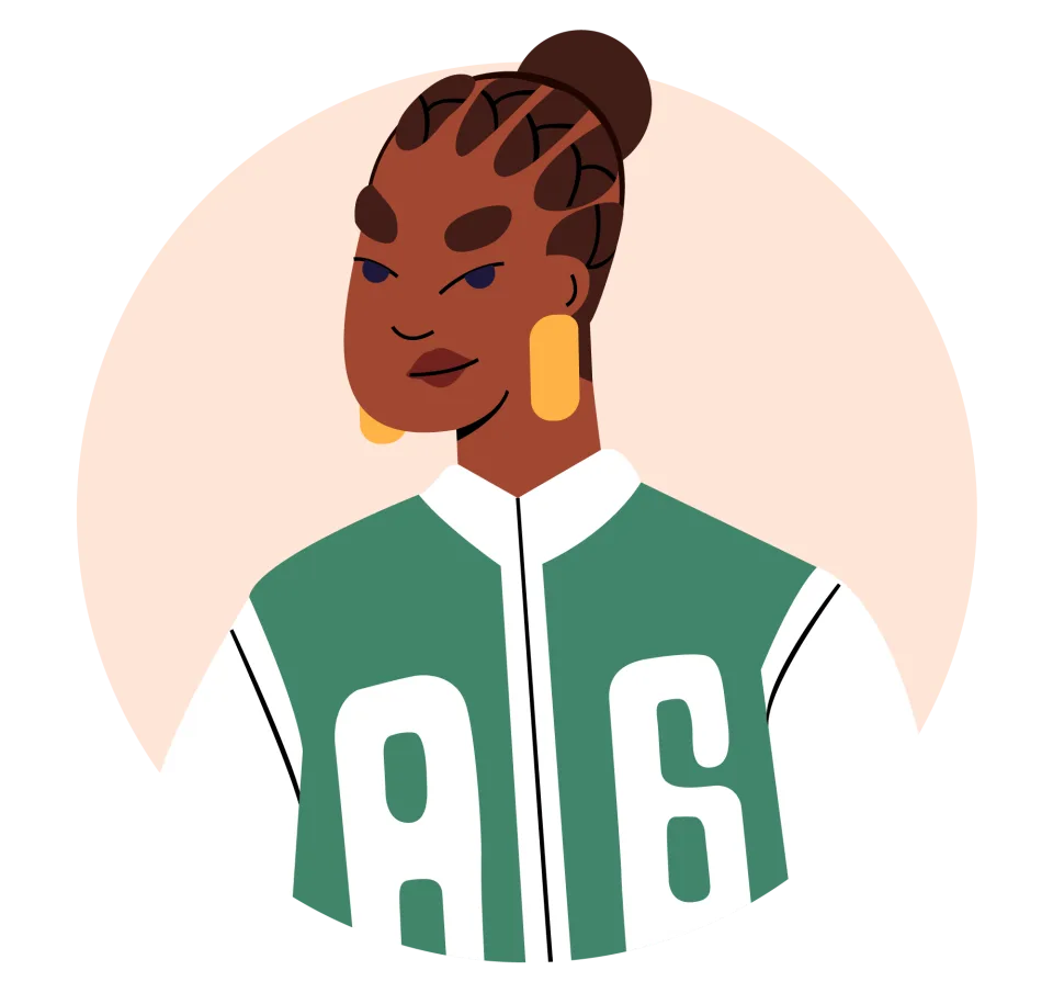 Avatar 25, minimal style, free illustration