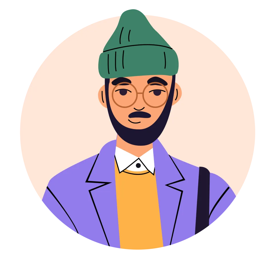 Avatar 31, minimal style, free illustration