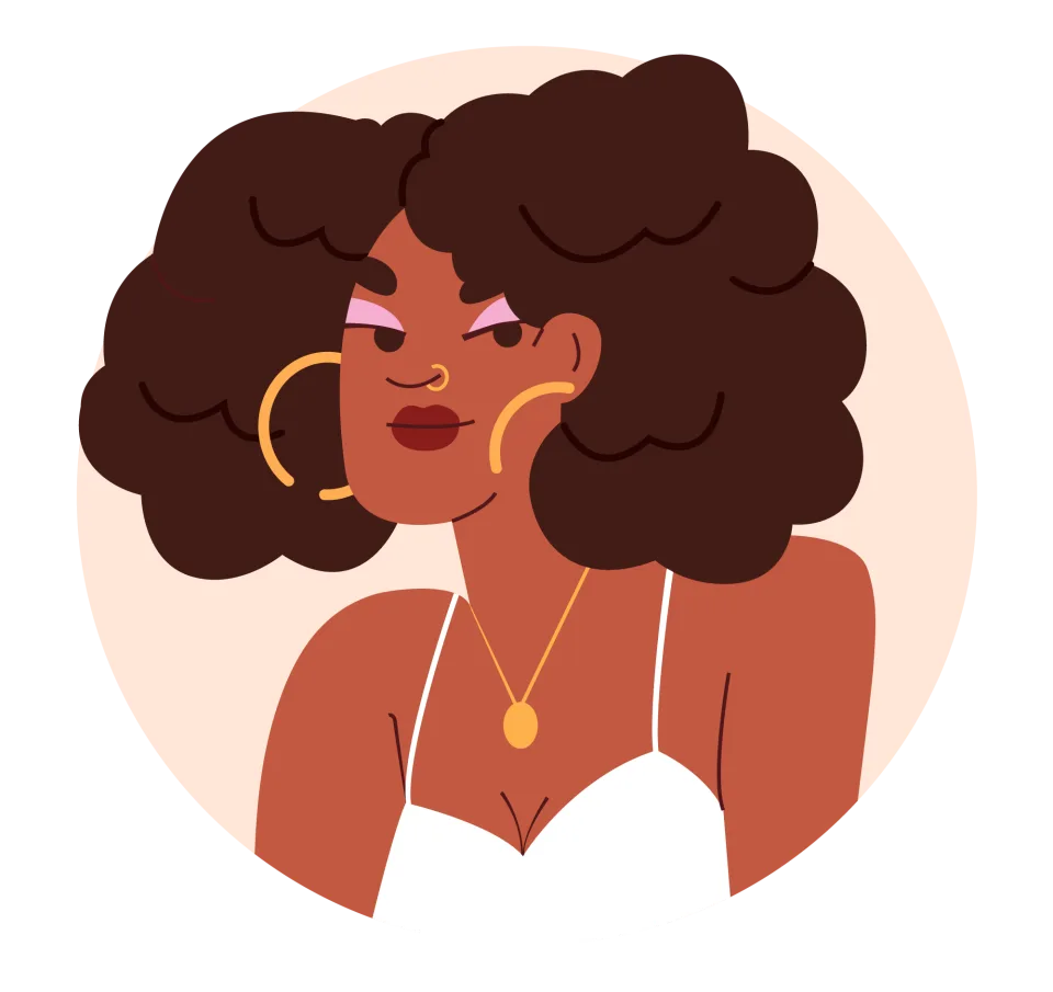 Avatar 9, minimal style, free illustration