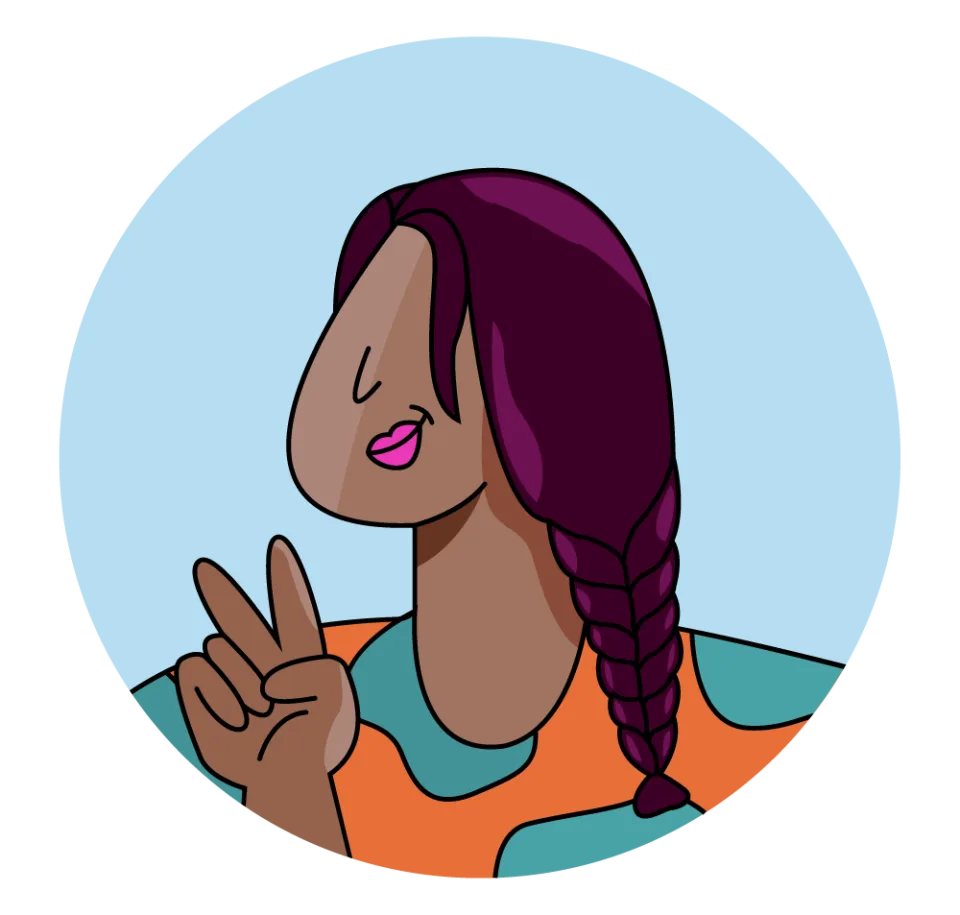 Avatar7, minimal style, free illustration