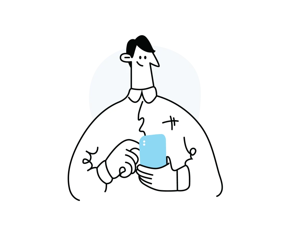 Dave11, flat style, free illustration