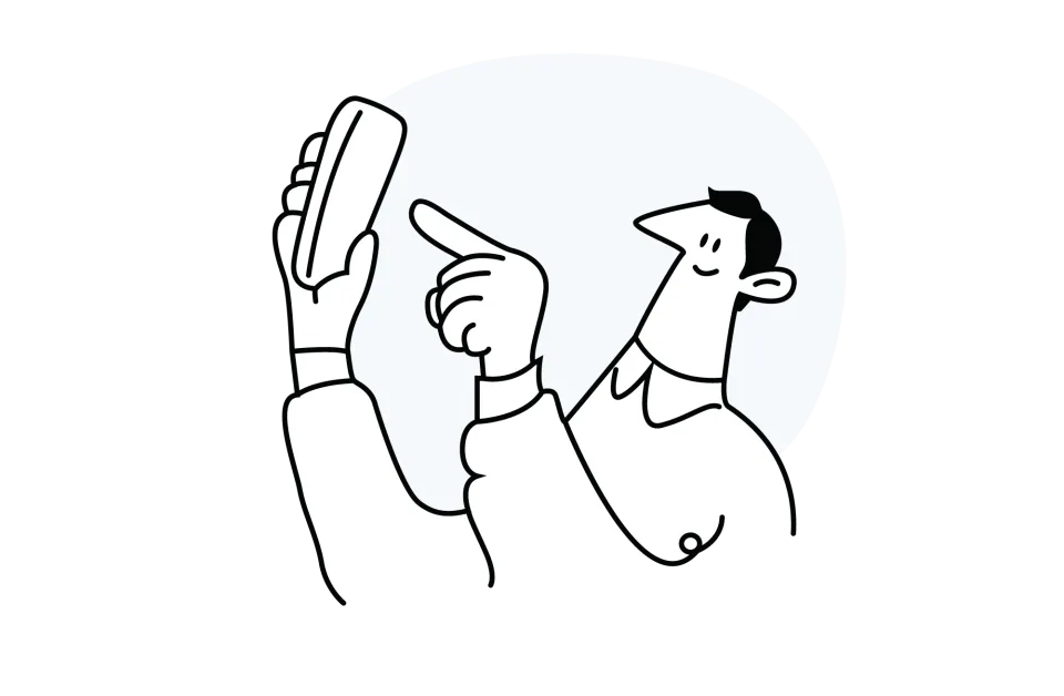 Dave4, flat style, free illustration