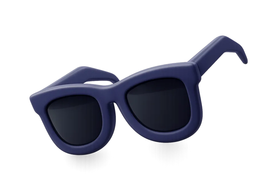 Sunglass, 3d style, for travel-lifestyle, free illustration