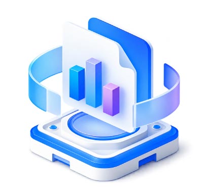 3D Data Analytics & Business Intelligence Illustration illustration pack