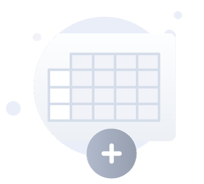 Add New Table Empty State Illustration, minimal style, for empty-state, free illustration