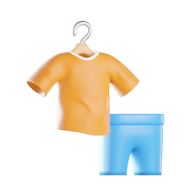 Clothes Icon – 3D, 3d style, for e-commerce, free illustration