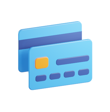 Credit Card Icon – 3D, 3d style, for e-commerce, free illustration