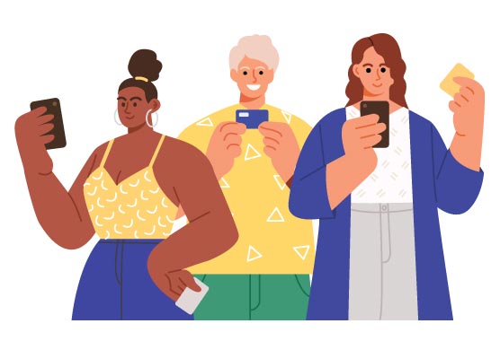 Digital Content Creators Illustration, flat style, for marketing-content, free illustration