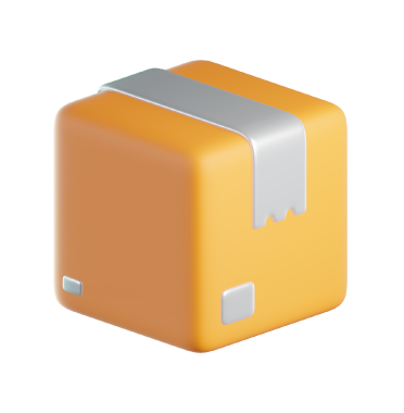 Package Box Icon – 3D, 3d style, for e-commerce, free illustration