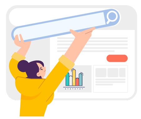 UI/UX Design Illustration, flat style, for technology, free illustration