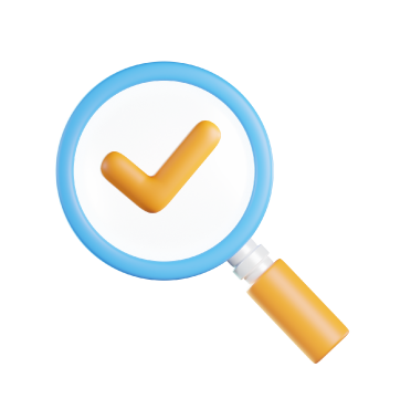 Verify Icon – 3D, 3d style, for e-commerce, free illustration