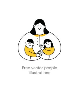 Free vector peopleillustrations